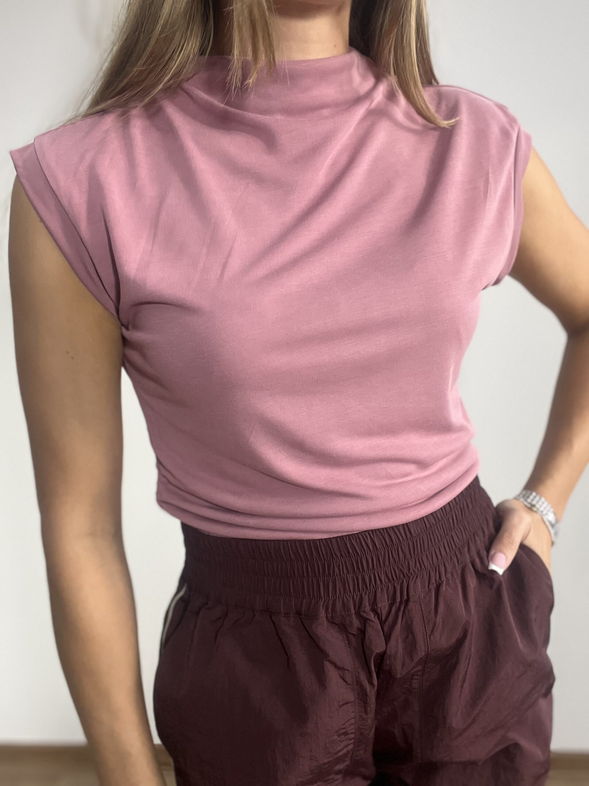 Bluzka z lejącym dekoltem z modalu r. S 36 Co'couture - obrazek 3