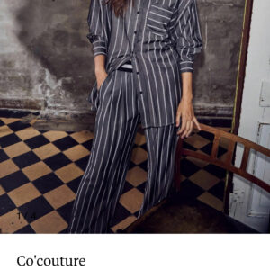 Szara koszula bluzka w paski Co’couture r. S, M, L