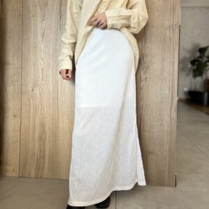 Biała spódnica maxi r. M 38 Kaffe