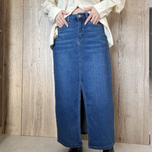 Jeansowa spódnica maxi Kaffe r. M/L