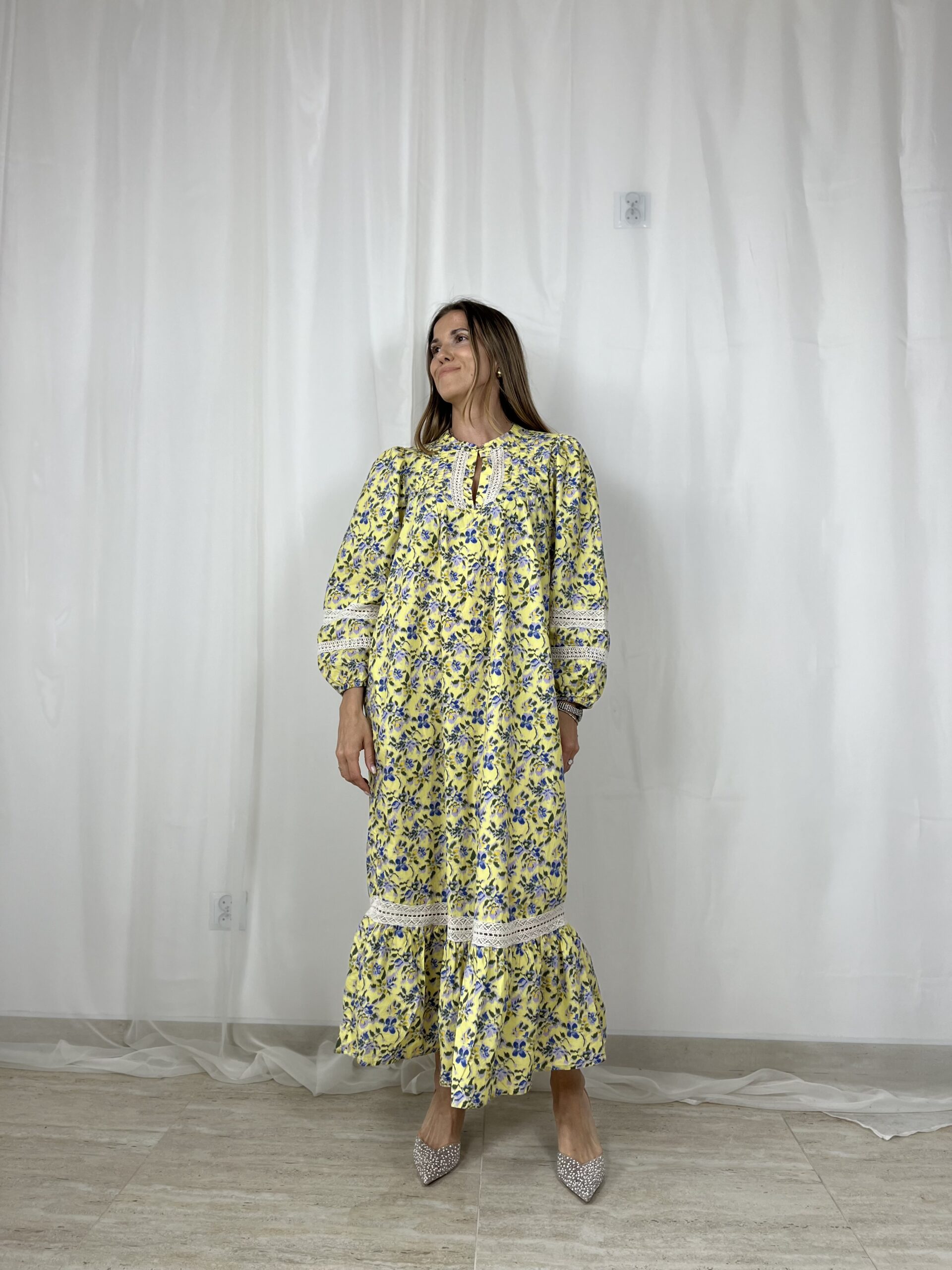 Bawełniana maxi sukienka Xandres r. M/L