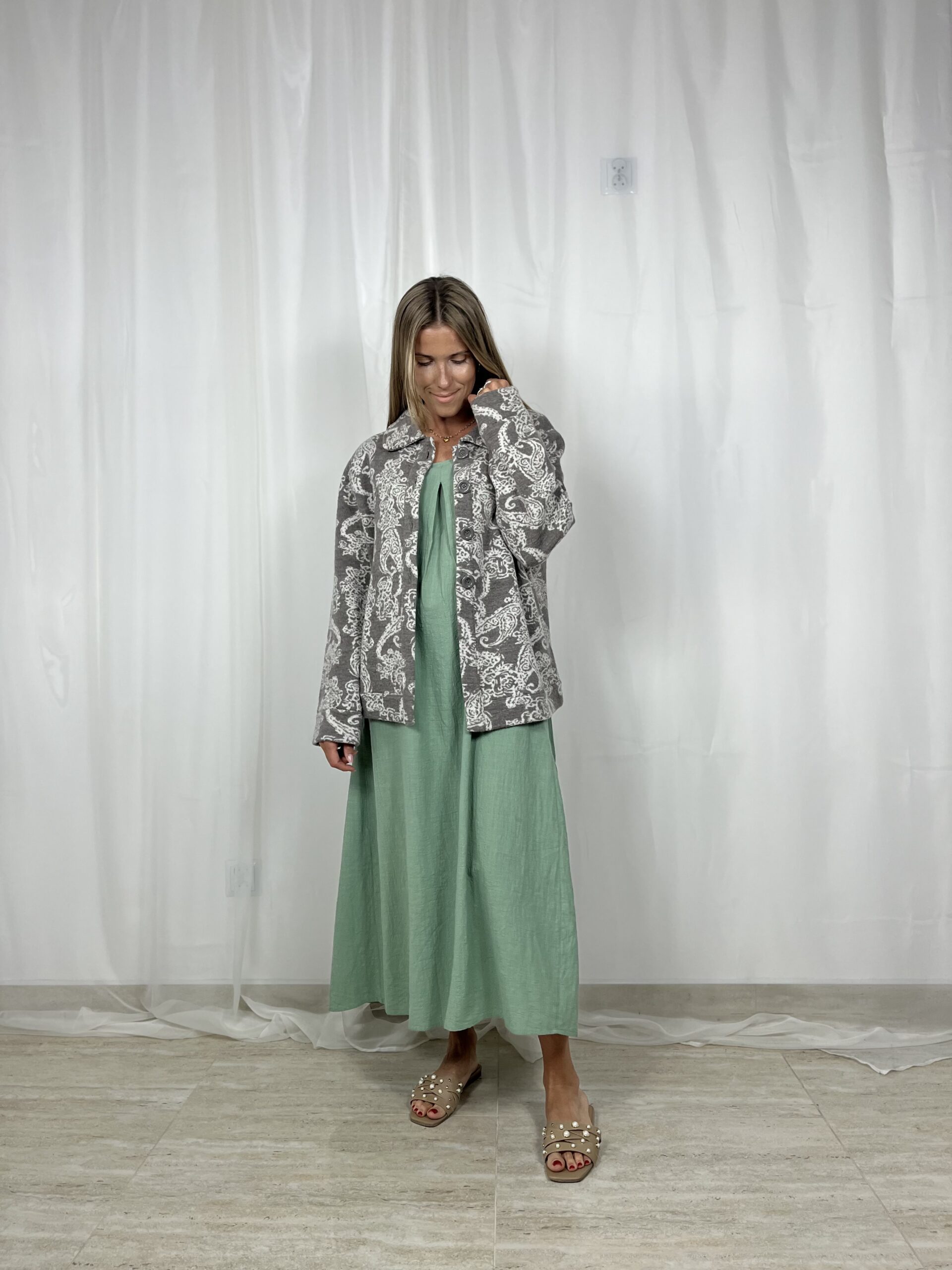 Wełniany sweter Betty Barcley r. 42 100 % wełna wool - obrazek 2