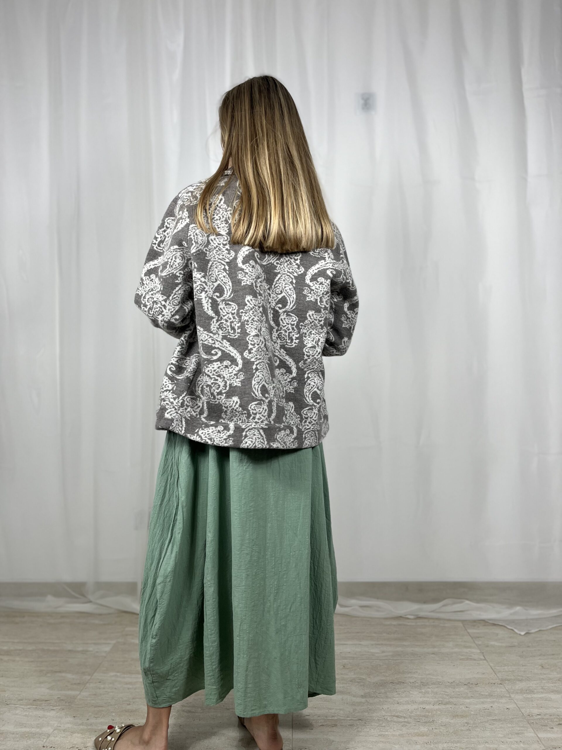Wełniany sweter Betty Barcley r. 42 100 % wełna wool - obrazek 3
