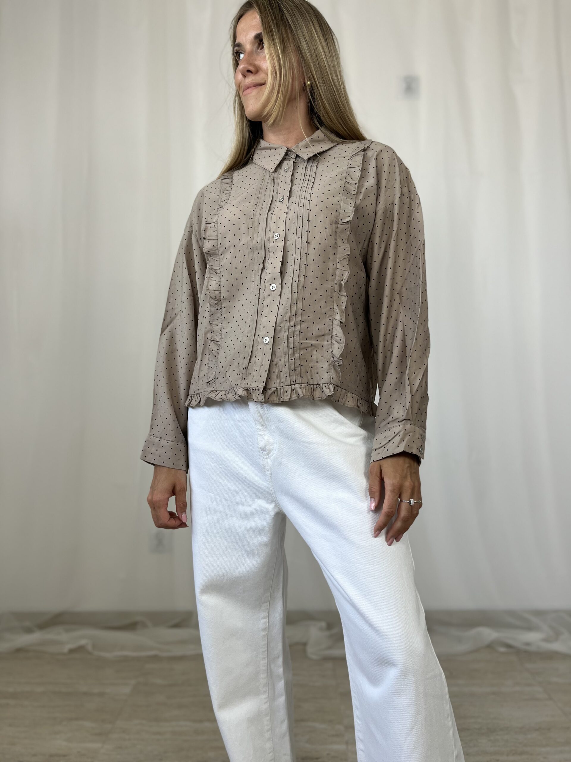 Koszula w groszki Co`couture rozmiar S 36 - obrazek 3