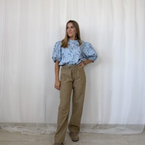 Lniane spodnie Blue r. S 36