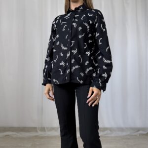 Ażurowa czarna koszula Soaked in Luxury r. S/M