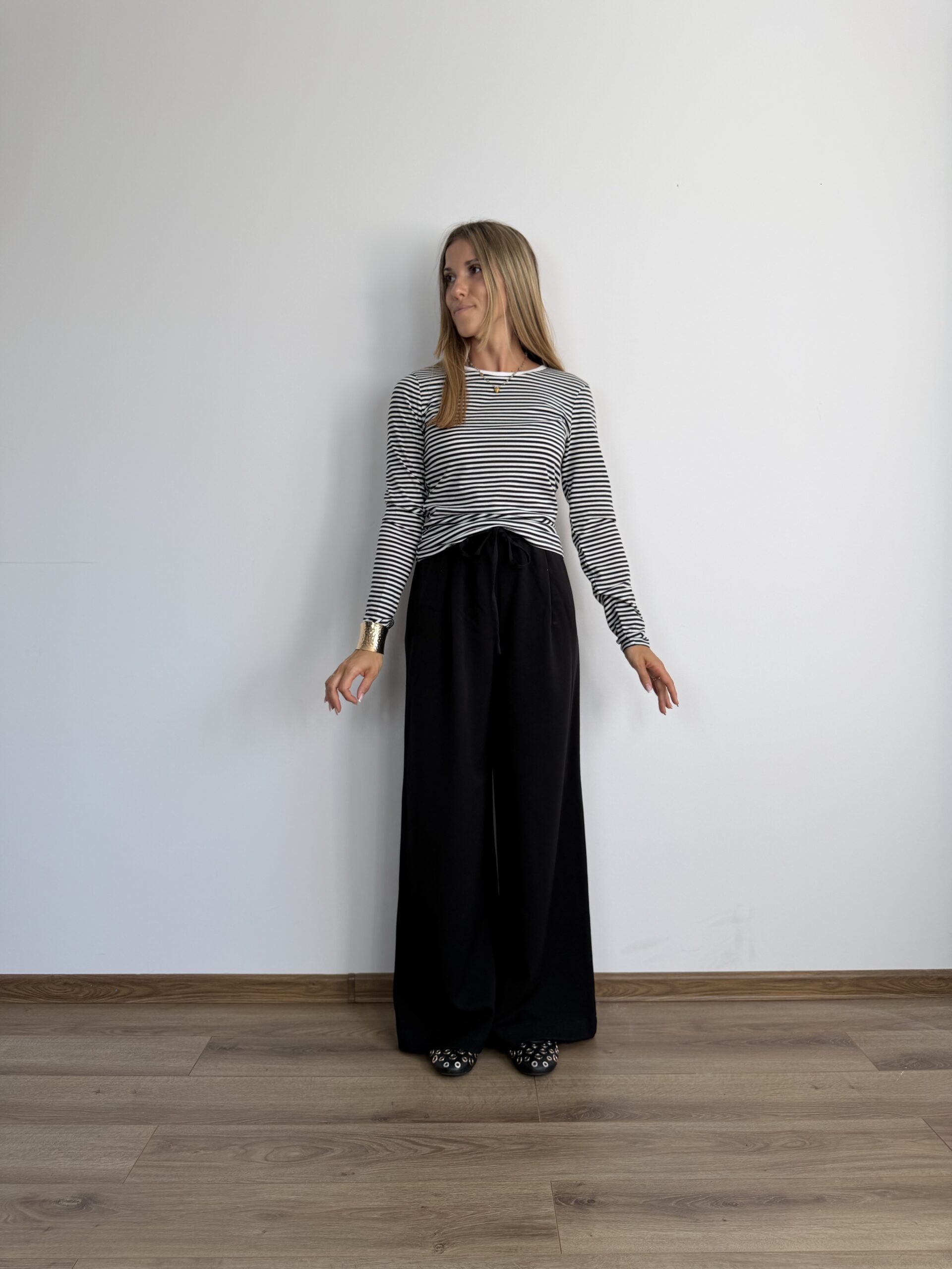 Bawełniany longsleeve w paski Msch Copenhagen r. S/M - obrazek 2