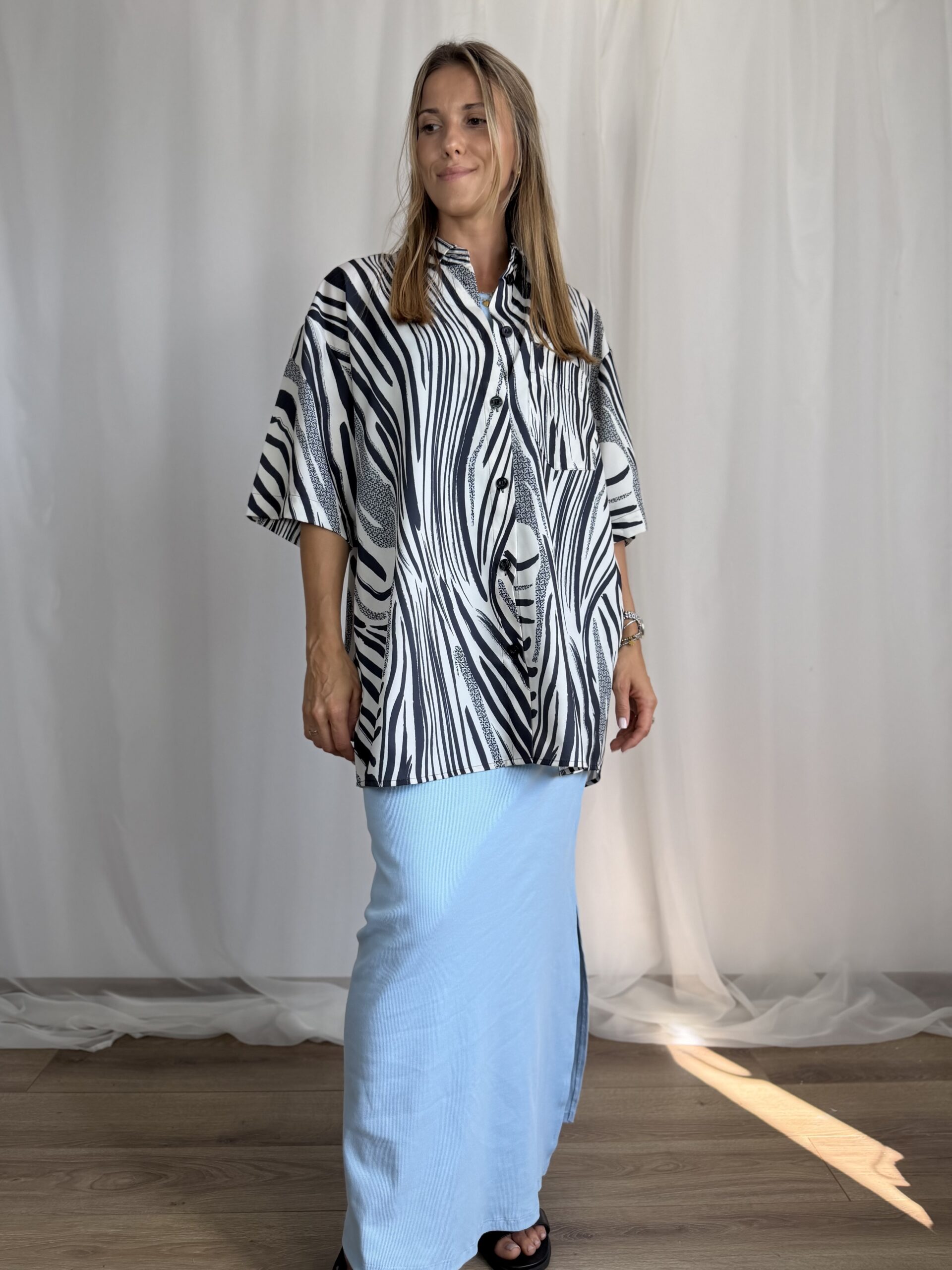 Koszula oversize Gestuz r. M/L - obrazek 2
