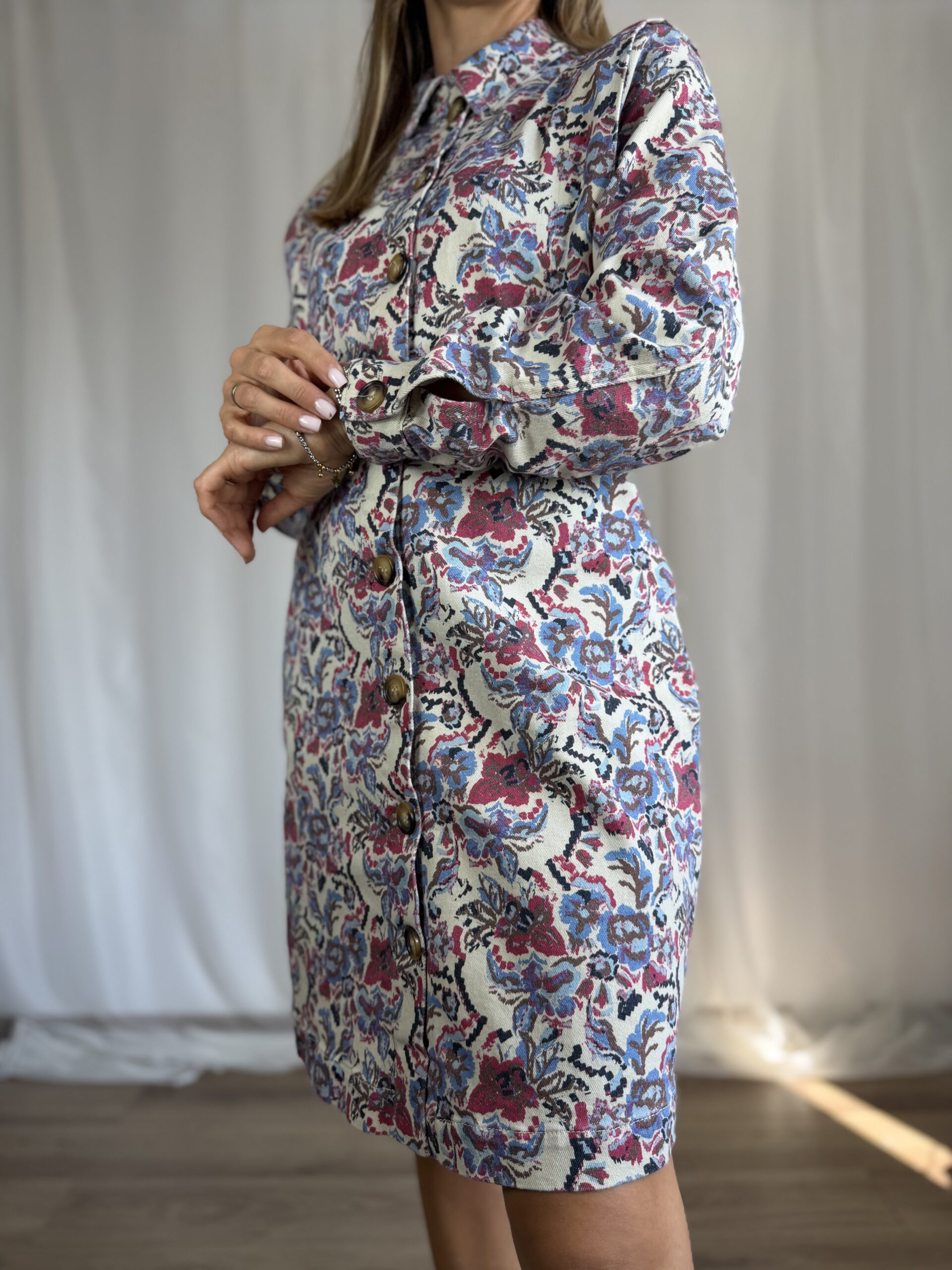 Jeansowa sukienka Atelier Reve r. S/M - obrazek 3