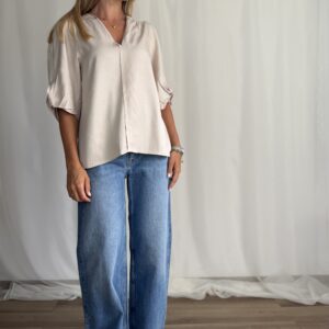 Beżowa bluzka InWear Copenhagen r. S 36