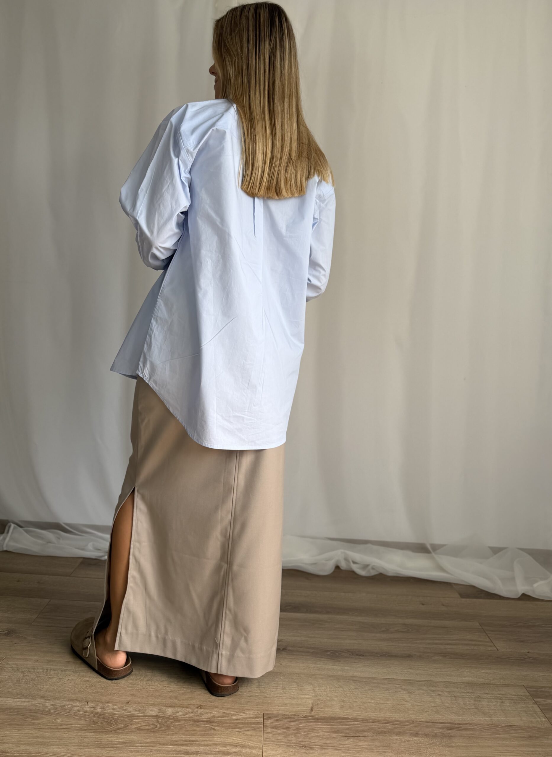 Niebieska koszula Karen by Simonsen r. S, M, L - obrazek 3